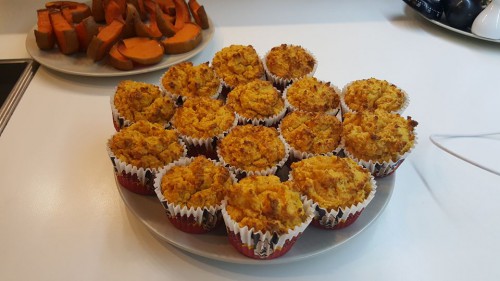 Sütőtökös-almás muffin mandulalisztből by Réka Horvá